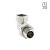 Американка угловая ВР-НР, никелированная, 0133-1515, 1/2" (1/2")