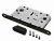 Защелка сантехническая магнитная РЕНЦ с пластиковой ответной планкой, черный  арт: INLBM 5096 pl Black