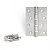 Петля врезная Apecs 100*70-В4-Steel-NIS
