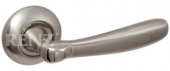 Ручка дверная RENZ 27-08 SN/NP "Сан-Марино" (никель матовый/никель блестящий)