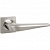 Ручка дверная RENZ INDH 425-02 SN/NP "Фиоре", никель матовый/никель блестящий